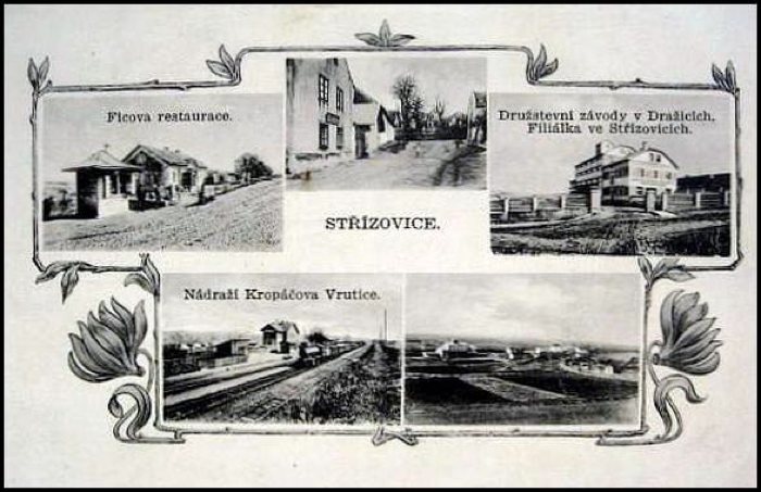 Střížovice v roce 1910
