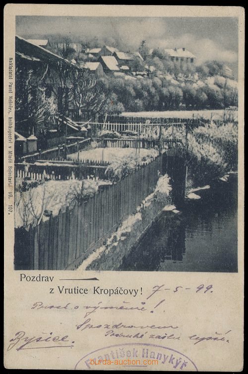 Kropáčova Vrutice v roce 1899