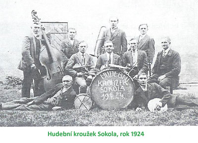 Hudební kroužek, foto z roku 1924