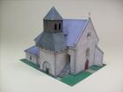 Krpský kostel jako papírový model